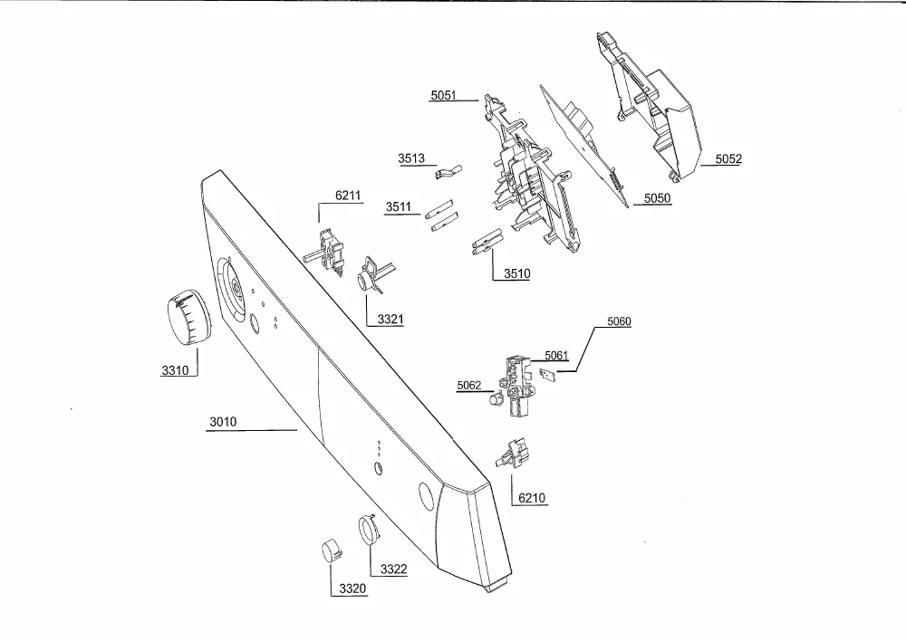 Vue éclatée BEKO DFN2400S 7661087353