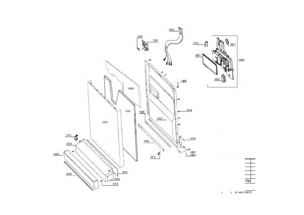 Vue éclatée BEKO DFN6835 7600147342