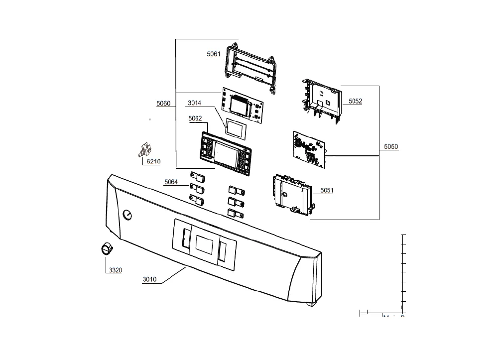 Vue éclatée BEKO DFN6821B 7612037342