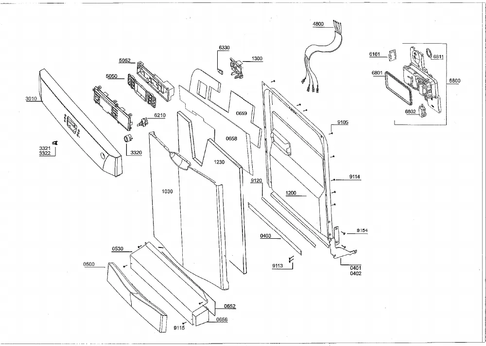 Vue éclatée BEKO DFN6833S 7665247342