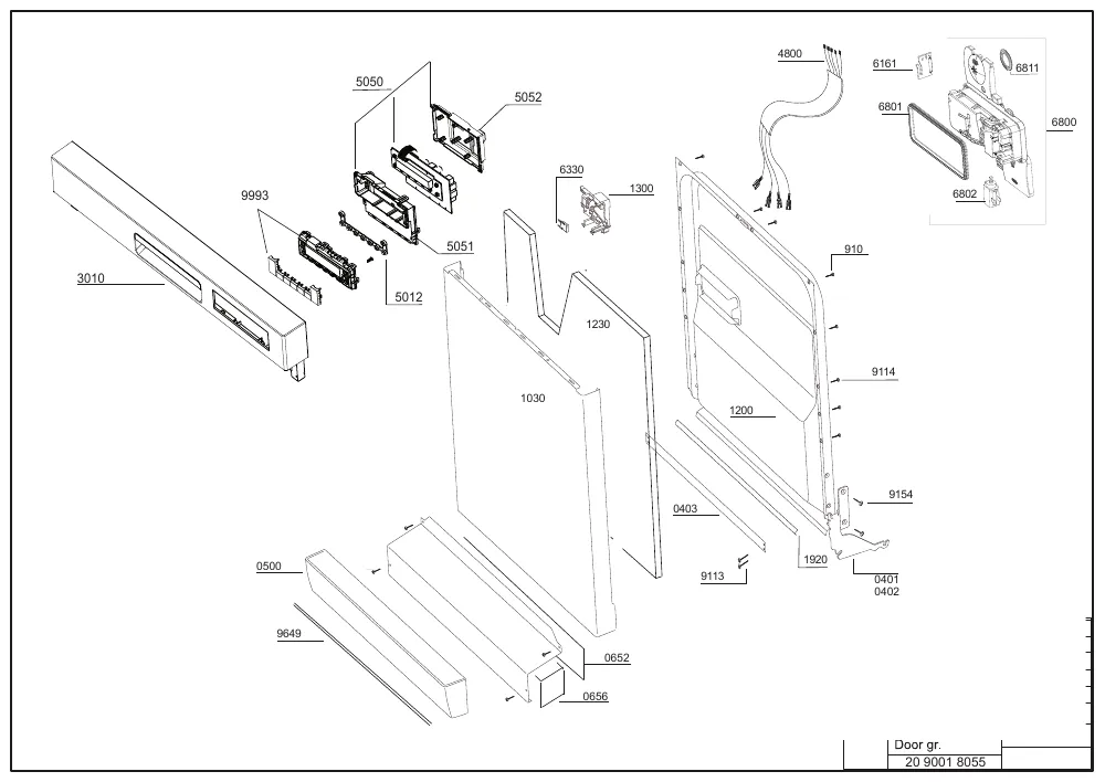 Vue éclatée BEKO UDFN15310S 7614457342