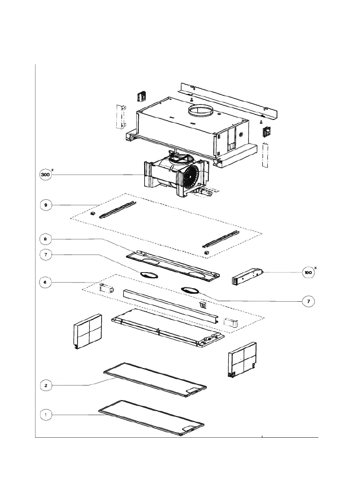Vue éclatée BEKO CTB6407XH 8942823200