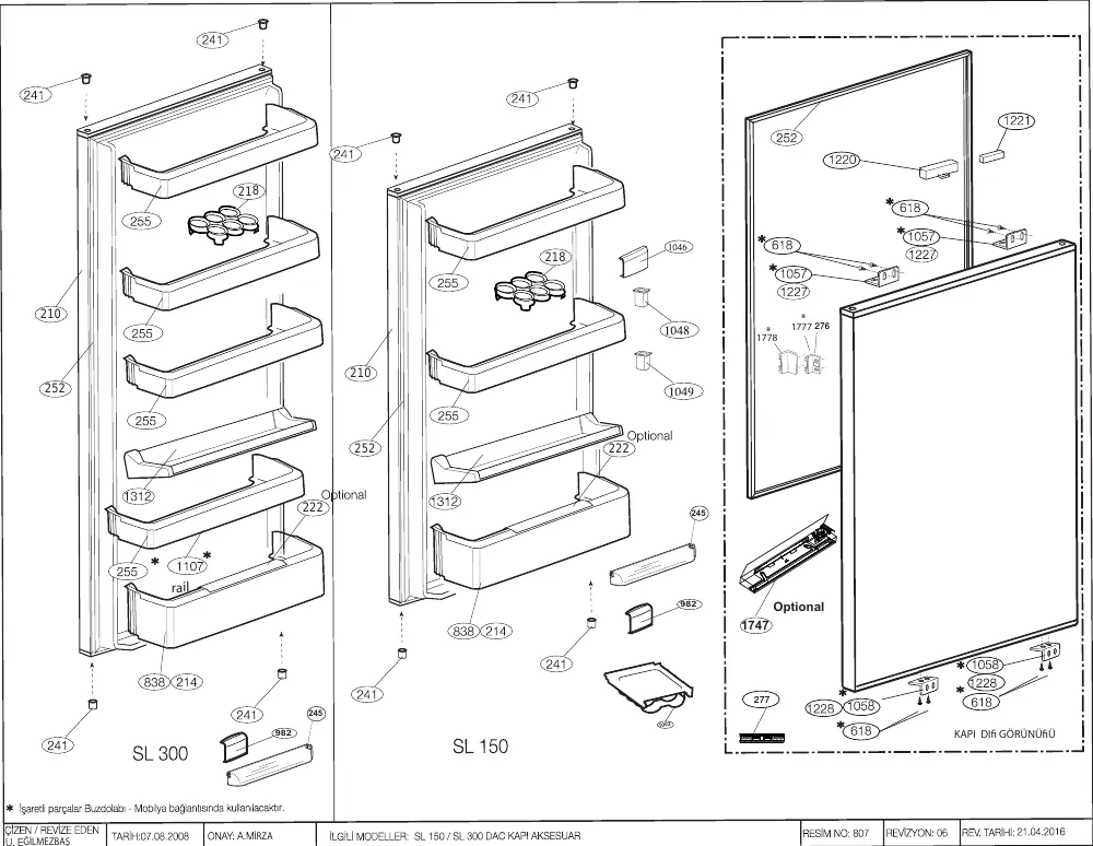 Vue éclatée BEKO LBI3001 7253548719