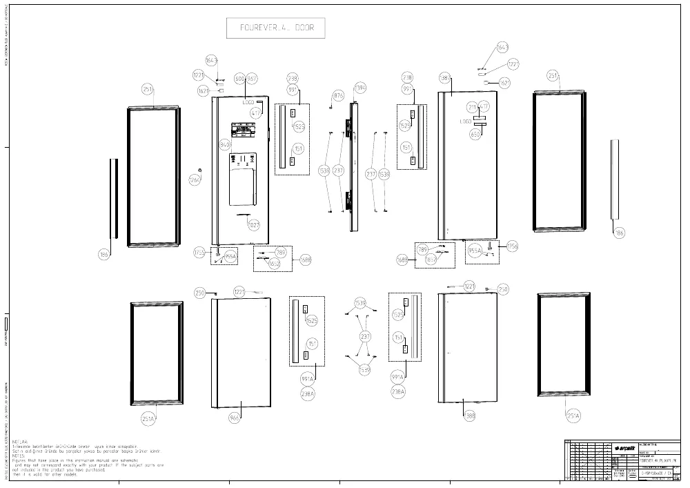Vue éclatée BEKO GN1426230DZXPN 7299442794