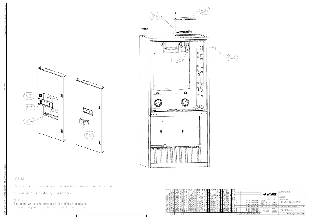 Vue éclatée BEKO GNE60531XBRN 7293448738