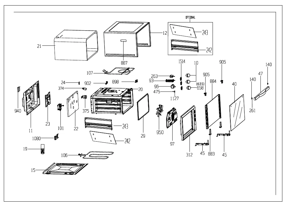 Vue éclatée BEKO BMF50CPX 7730420290