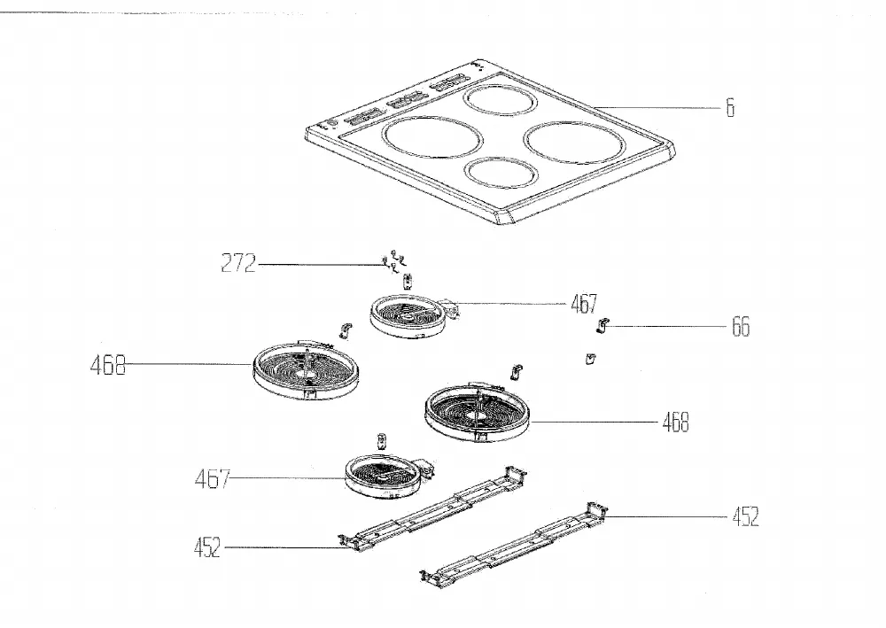 Vue éclatée BEKO CSS57100GA 7787187607