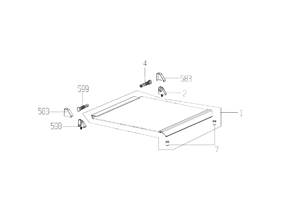 Vue éclatée BEKO FSG52010GXC 7787187650