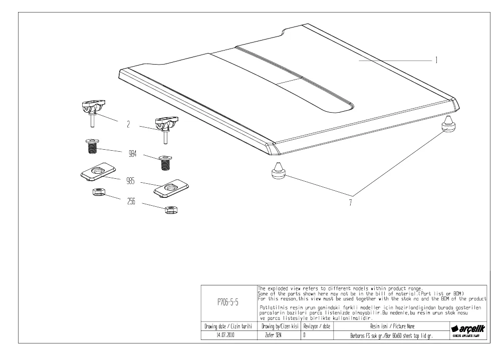 Vue éclatée BEKO CSE63GWP 7738987604
