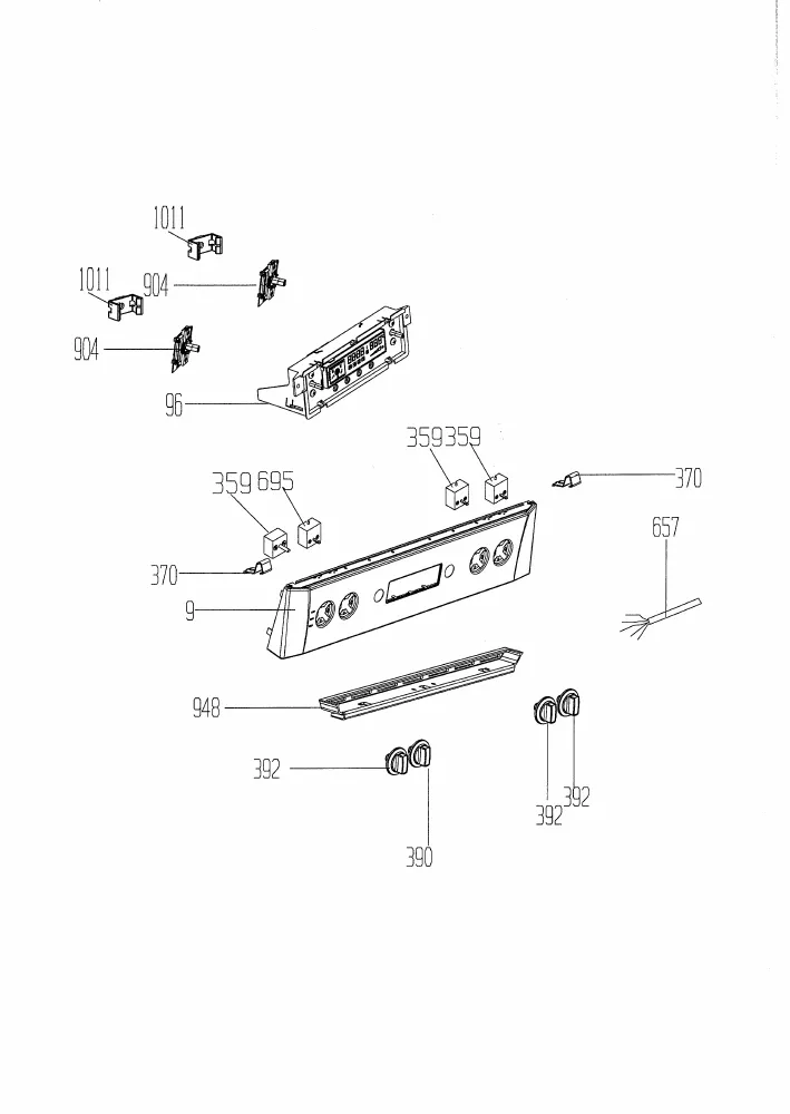 Vue éclatée BEKO CSE67500GW 7752087603