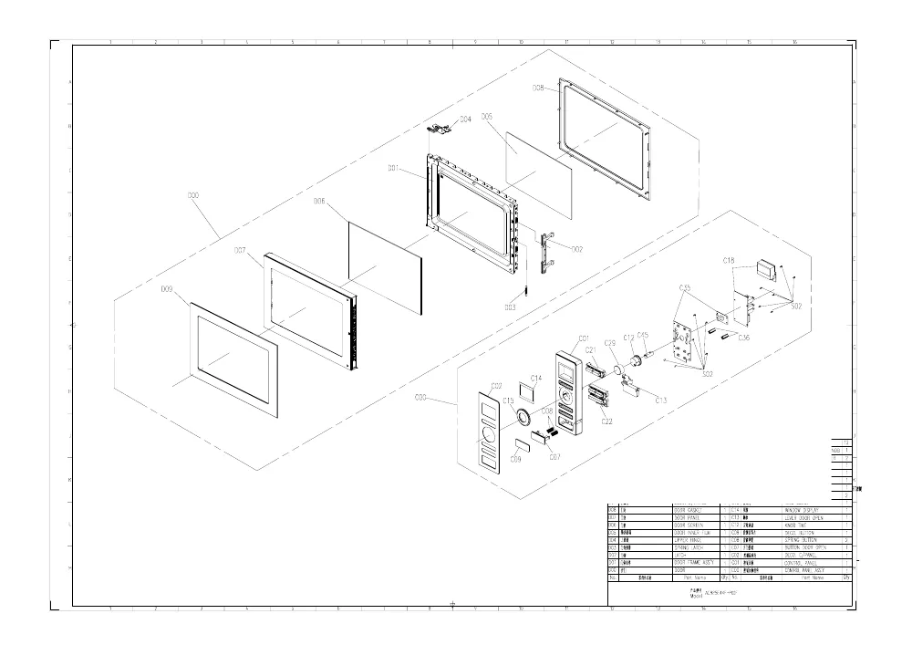Vue éclatée BEKO MGF28310X 8856143200