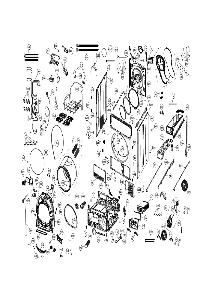 Vue éclatée BEKO DCU930 7187831500