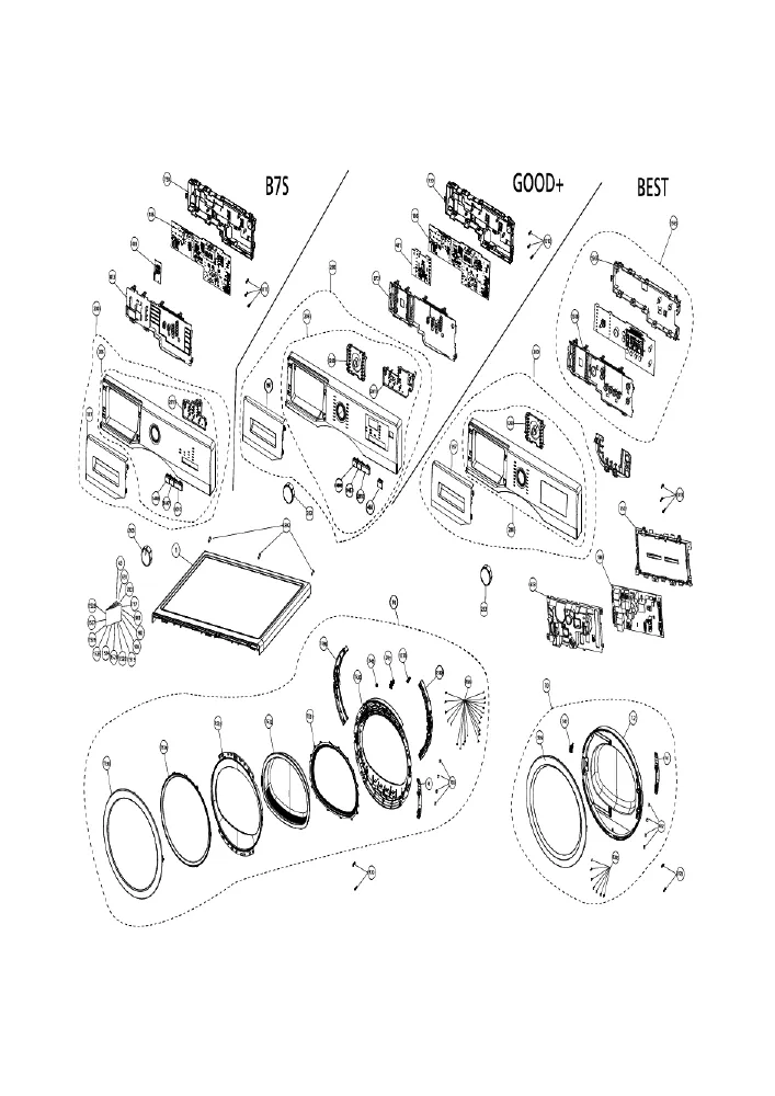 Vue éclatée BEKO DS7331PA0W 7188232510