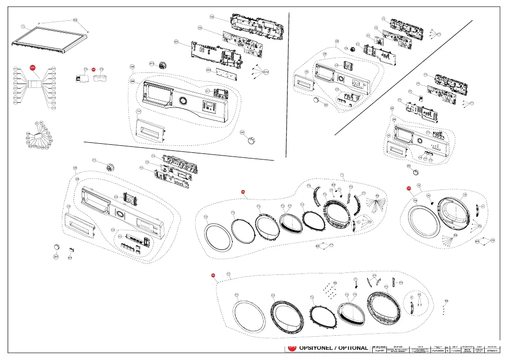 Vue éclatée BEKO DPY8405GX 7188285110