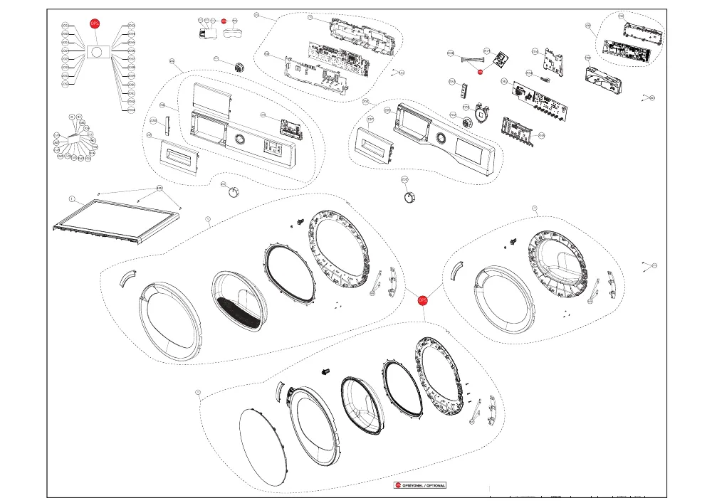 Vue éclatée BEKO SLP104GW1 7188285610