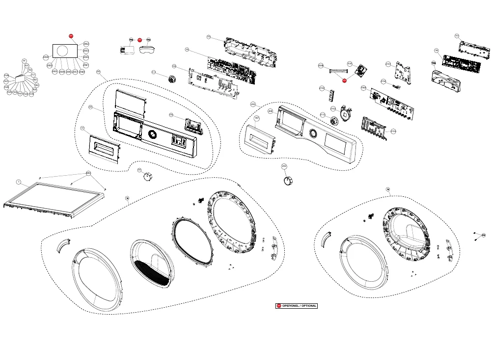 Vue éclatée BEKO DCB816W 7182482040
