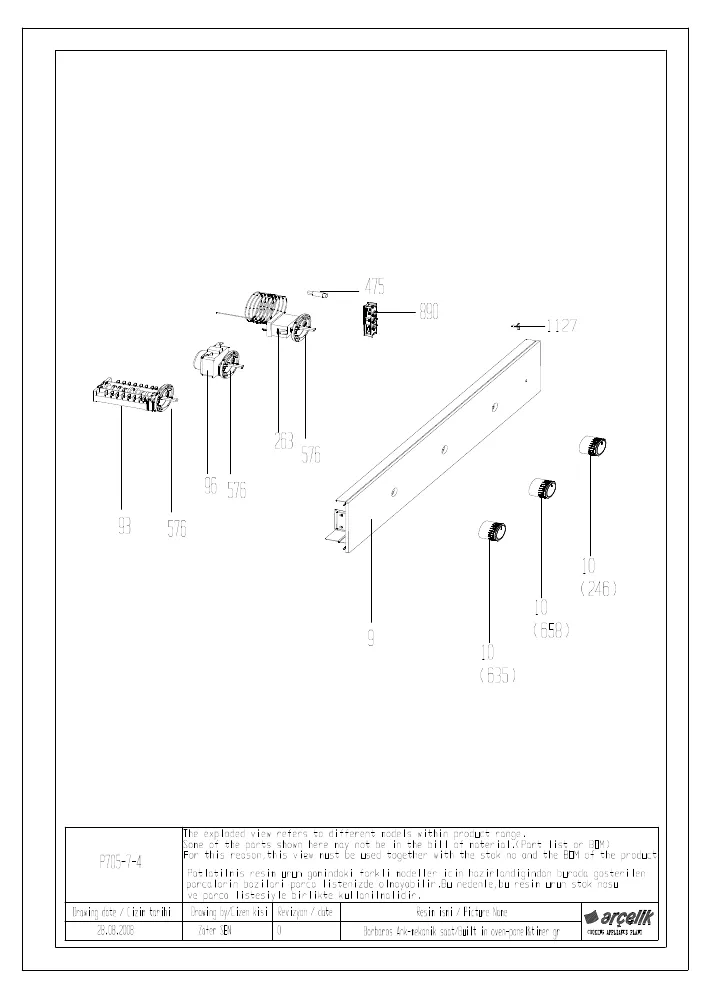 Vue éclatée BEKO BIC22100X 7757887659
