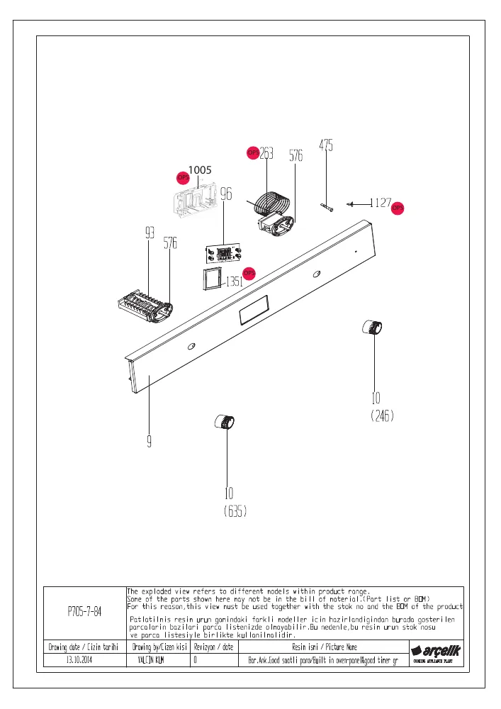 Vue éclatée BEKO BIE21302RBPS 7757787629