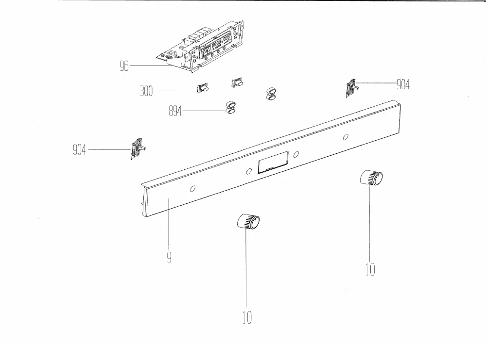 Vue éclatée BEKO OIE26506XP 7757887609
