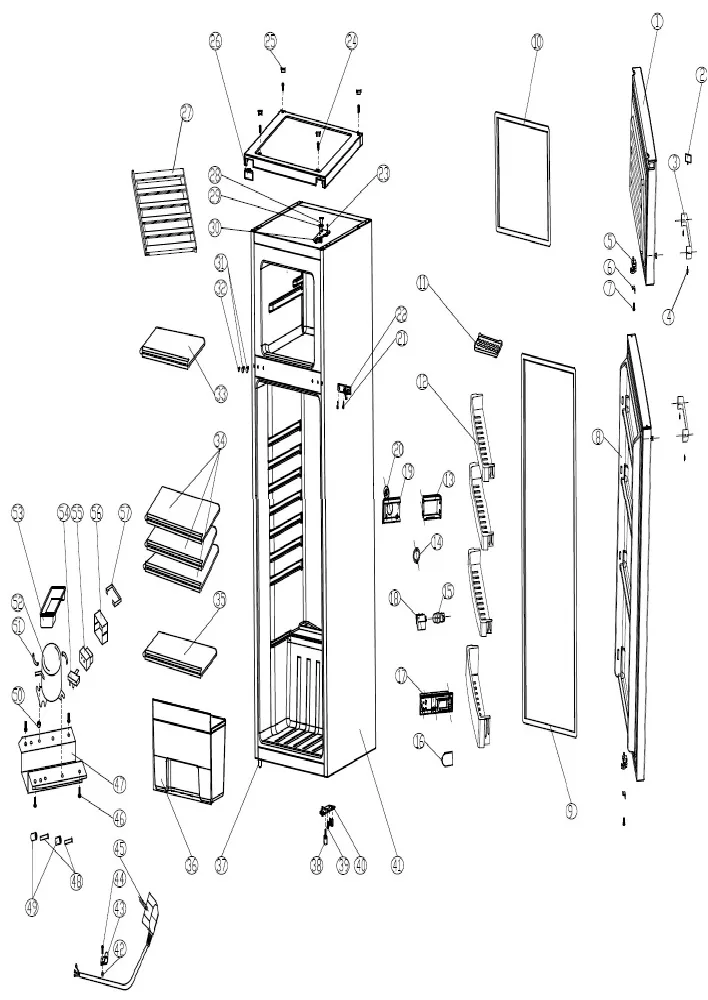 Vue éclatée SCHNEIDER SCDD211FJG