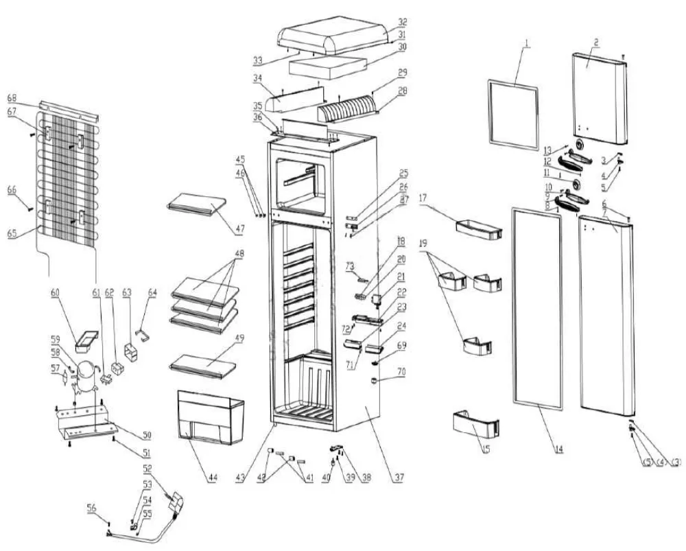 Vue éclatée SCHNEIDER SCDD208VHAW