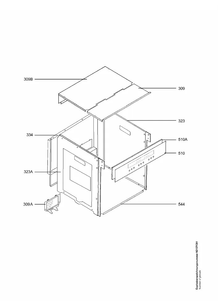 Vue éclatée AEG CB81401.M CB8140-1-M CB81401M 94418166600